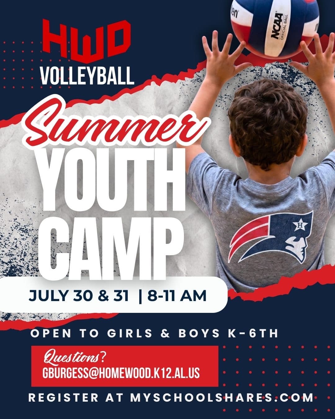 A summer camp promo Instagram post created for a client